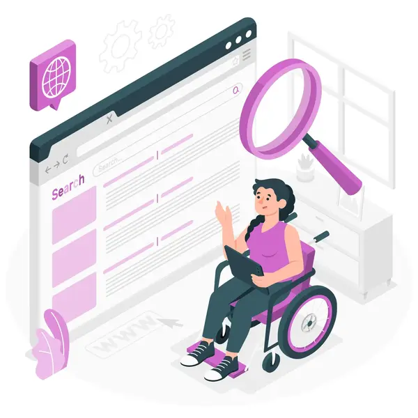 Illustration représentant l'accessibilité