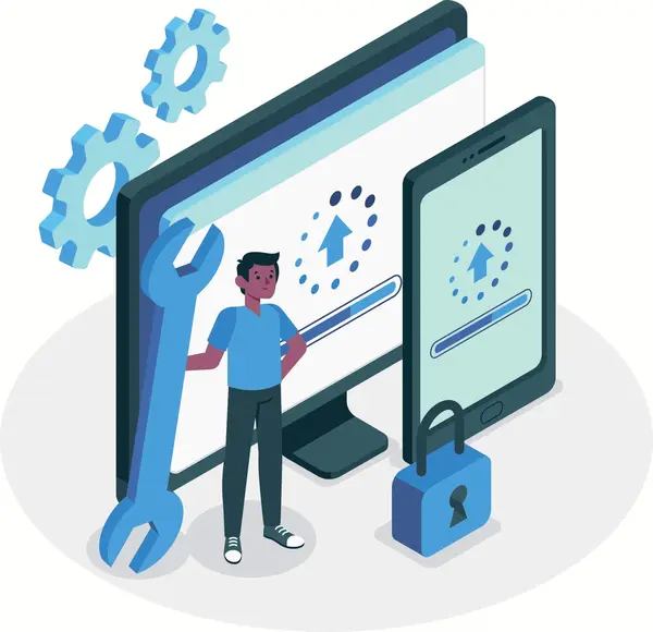 Illustration représentant la sécurité informatique